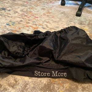 Thirty-One Black draw string topper for large utility tote